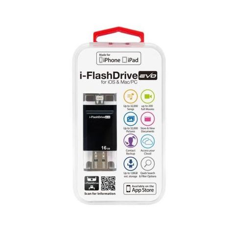 Photofast i-FlashDrive EVO for iOS＆Mac/PC Apple社認定 LightningUSBメモリー 16GB  IFDEVO16GB AV デジモノ パソコン 周辺機器 USBメモリ SDカード【同梱不可】【代引不可】[▲][TP]