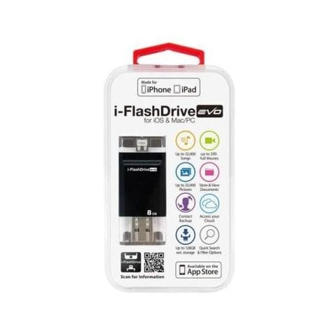 Photofast i-FlashDrive EVO for iOS＆Mac/PC Apple社認定 LightningUSBメモリー 8GB  IFDEVO8GB AV デジモノ パソコン 周辺機器 USBメモリ SDカード 【同梱不可】【代引不可】[▲][TP]