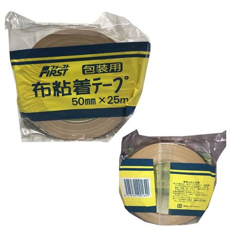 日本製 ファースト 布粘着テープ 50mm×25m [30巻入] 生活用品