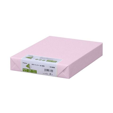 まとめ買い 長門屋商店 Color Paper A4厚口 さくら ナ-3369 1冊(500枚