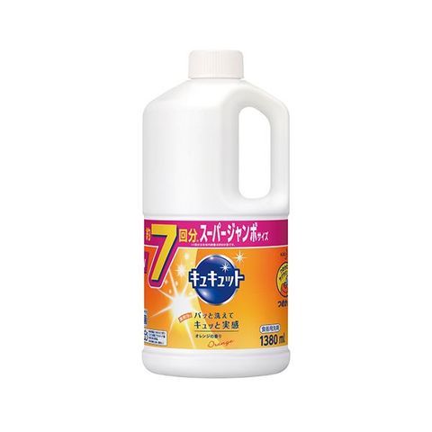 キュキュット オレンジ 詰替え 1380ml ×10セット 生活用品 インテリア