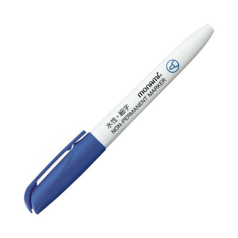 まとめ買い モナミ NON-PERMANENTMARKER（ACCU LINER PEN X-FINE） 青 12902 1カートン（12本）  ×10セット 生活用品 インテリア 雑貨 文具 オフィ【同梱不可】【代引不可】[▲][TP]