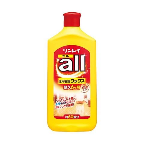 リンレイ 床用樹脂ワックスオール 1L 1本 〔×10セット〕-