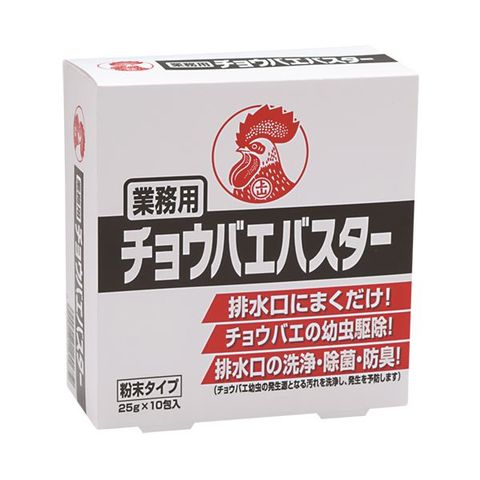 大日本除蟲菊 業務用 チョウバエバスター 25g/包 1箱(10包) ×10セット 生活用品 インテリア 雑貨 生活雑貨  【同梱不可】【代引不可】[▲][TP]