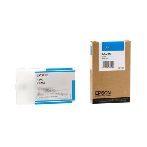 まとめ買い エプソン EPSON PX-P／K3インクカートリッジ シアン 110ml ICC24A 1個 ×10セット AV デジモノ パソコン  周辺機器 インク インクカート【同梱不可】【代引不可】[▲][TP]