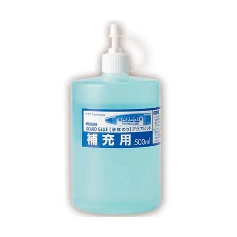 まとめ買い トンボ鉛筆 液体のり アクアピット 補充用 500ml PR-WT 1個 ×30セット 生活用品 インテリア 雑貨 文具 オフィス用品  テープ 接着用具 【同梱不可】【代引不可】[▲][TP]