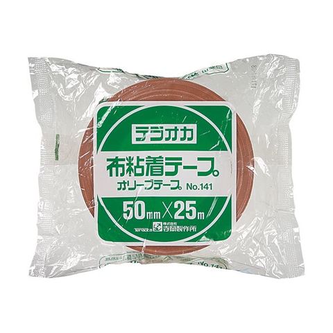 まとめ買い 寺岡製作所 オリーブテープ No.141 50mm×25m クリーム 1巻 ×30セット 生活用品 インテリア 雑貨 文具 オフィス用品  テープ 接着用具 【同梱不可】【代引不可】[▲][TP]