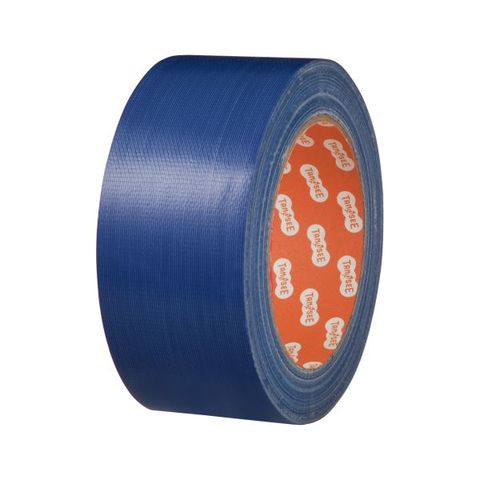 まとめ買い TANOSEE 布テープ（カラー） 50mm×25m 青 1巻 ×30セット