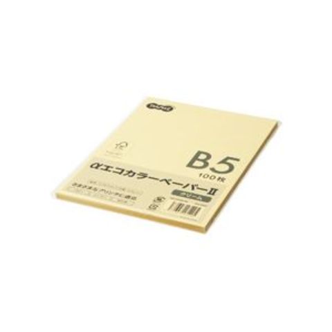 まとめ買い TANOSEE αエコカラーペーパーII B5 クリーム 少枚数パック 1冊（100枚） ×30セット 生活用品 インテリア 雑貨 文具  オフィス用品 【同梱不可】【代引不可】[△][TP] パソコン・周辺機器 - Shaktimining