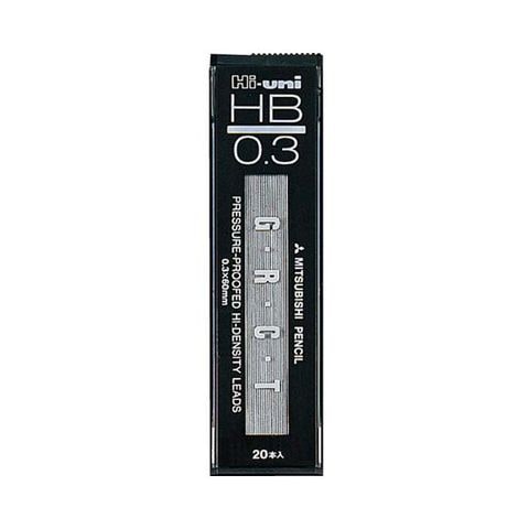 まとめ買い 三菱鉛筆 シャープ替芯Hi-uni0.3 HB HU03300HB 1個（20本