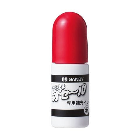 まとめ買い サンビー そのままオセール補充インク油性顔料 赤 5ml TDI-02 1個 ×50セット 生活用品 インテリア 雑貨 文具 オフィス用品  印鑑 スタ 【同梱不可】【代引不可】[▲][TP]