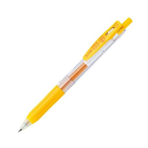 まとめ買い ゼブラ ゲルインクボールペン サラサクリップ 0.3mm 黄