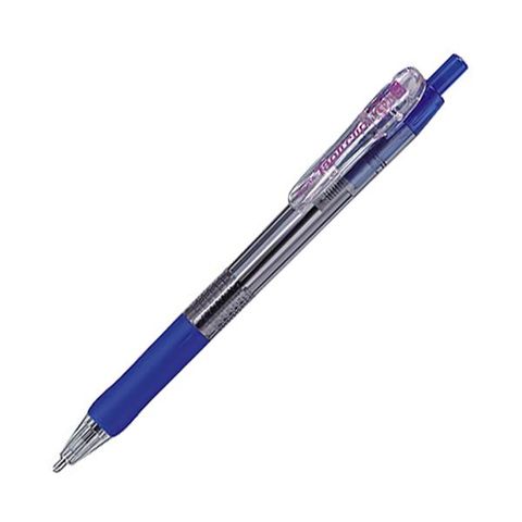 まとめ買い ゼブラ 油性ボールペン タプリクリップ 1.6mm 青 BNU5-BL 1