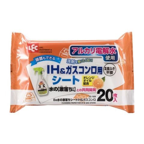 まとめ買い Ba 水の激落ちシート/ウェットシート IH＆ガスコンロ 20枚