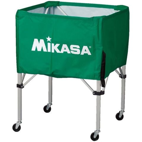 MIKASA（ミカサ）器具 ボールカゴ 箱型・中（フレーム・幕体・キャリーケース3点セット グリーン BCSPS スポーツ レジャー スポーツ用品  スポーツウ【同梱不可】【代引不可】[▲][TP]