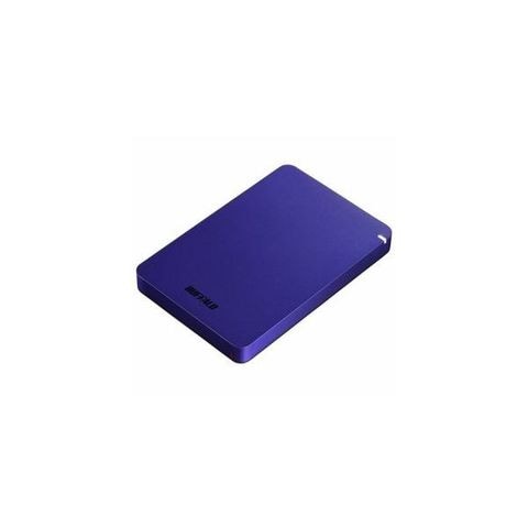 BUFFALO ポータブルHDD ブルー 1TB HD-PGF1.0U3-BLA AV デジモノ パソコン 周辺機器 HDD  【同梱不可】【代引不可】[▲][TP]