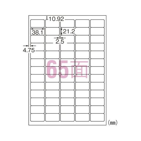 まとめ買い エーワン IJ超耐水ラベルシール マット紙 A4 65面 20枚入 ×5セット 生活用品 インテリア 雑貨 文具 オフィス用品  ラベルシール プリン 【同梱不可】【代引不可】[▲][TP]