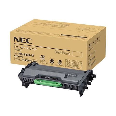 NEC トナーカートリッジ PR-L5350-12 1個 AV デジモノ パソコン 周辺機器 インク インクカートリッジ トナー NEC(日本電気)用  【同梱不可】【代引不可】[▲][TP]