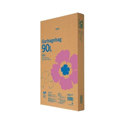 TANOSEE ゴミ袋エコノミー乳白半透明 90L BOXタイプ 1セット（550枚