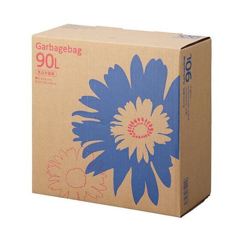 TANOSEE ゴミ袋 コンパクト乳白半透明 90L BOXタイプ 1セット（330枚：110枚×3箱） 生活用品 インテリア 雑貨 文具  オフィス用品 袋類 ビニール袋 【同梱不可】【代引不可】[▲][TP]