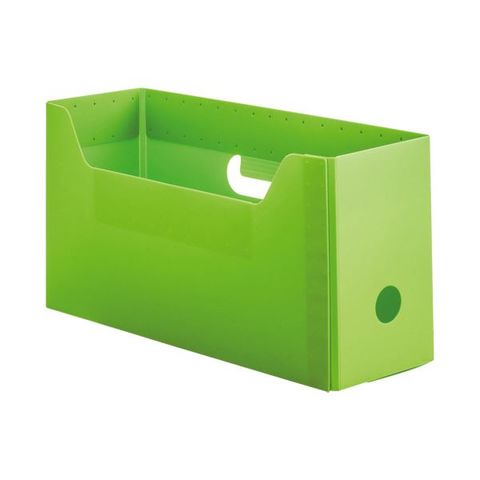 まとめ買いTANOSEE PP製ボックスファイル（組み立て式）A4ヨコ ショートサイズ グリーン 1セット（10個） ×2セット 生活用品 インテリア  雑貨 文具 【同梱不可】【代引不可】[▲][TP]