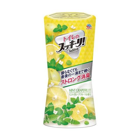 まとめ買いアース製薬 トイレのスッキーリ！ミントグレープフルーツ 400ml 1個 ×10セット 生活用品 インテリア 雑貨 アロマ 芳香剤 消臭剤  【同梱不可】【代引不可】[▲][TP]