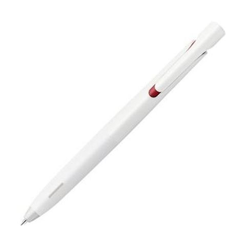 まとめ）ゼブラ 油性ボールペン ブレン 0.7mm 赤（軸色：白）BA88-R 1
