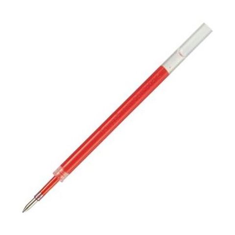 まとめ買いTANOSEE ノック式ゲルインクボールペン替芯 0.5mm 赤 1