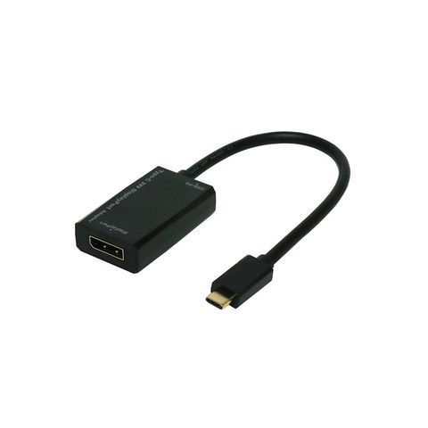 USB-PD対応 Type-C - DisplayPort変換アダプタ USA-PDP1/BK AV デジモノ タブレット 周辺機器 【同梱不可】【代引不可】[▲][TP]