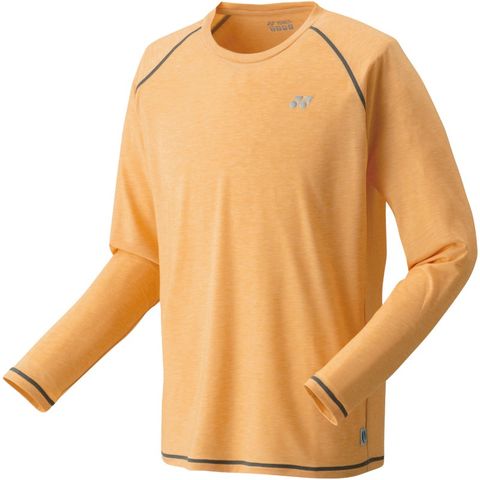 【YONEX/ヨネックス】長袖 シャツ ユニロングスリーブＴシャツ オレンジ XOサイズ ウェア トップス 16652 【同梱不可】[▲][ZX]  【同梱不可】