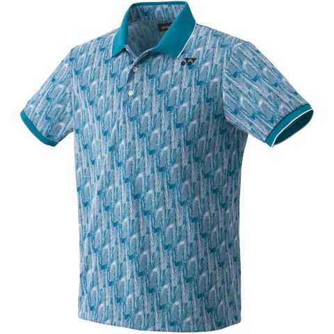 【YONEX/ヨネックス】半袖 襟付き ポロシャツ メンズゲームシャツ ブルー Mサイズ 日本製 ウェア トップス 10532  /10532【同梱不可】[▲][ZX] 【同梱不可】