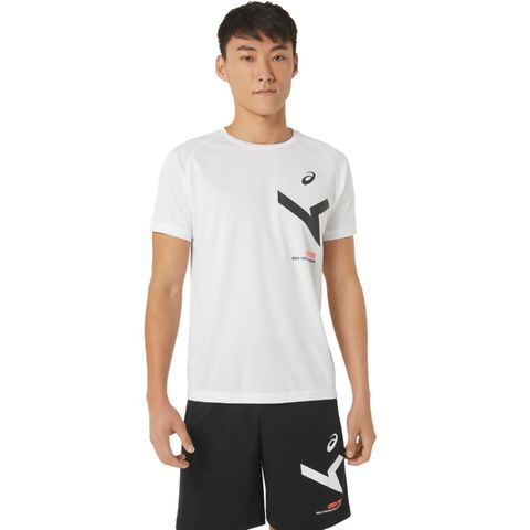 アシックス/asics】A-I-M ドライ 半袖 Tシャツ ホワイト Lサイズ