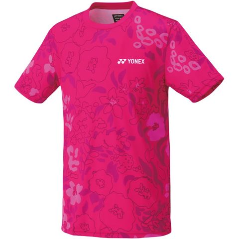 【YONEX/ヨネックス】半袖 ユニＴシャツ ピンク Sサイズ ウェア トップス 16621 /16621【同梱不可】[▲][ZX] 【同梱不可】