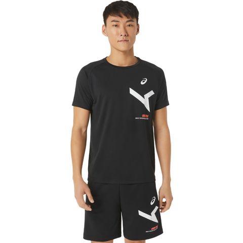 【アシックス/asics】A-I-M ドライ 半袖 Tシャツ ブラック Lサイズ (2031E005 001) トレーニング メンズ ウェア  /2031E005【同梱不可】[▲][ZX] 【同梱不可】