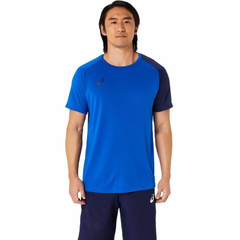 【アシックス/asics】ドライ 半袖 Tシャツ アシックスブルー Mサイズ (2031D931 401) トレーニング メンズ ウェア  /2031D931【同梱不可】[▲][ZX] 【同梱不可】