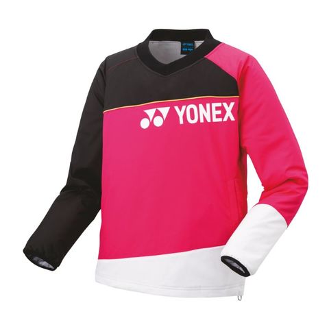 YONEX/ヨネックス】130cm ジュニア 中綿 Ｖブレーカー ロ－ズピンク