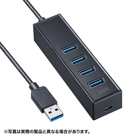 【5個セット】 サンワサプライ 磁石付USB3.2Gen1 4ポートハブ USB-3H405BKNX5 【同梱不可】[▲][AS] 【同梱不可】