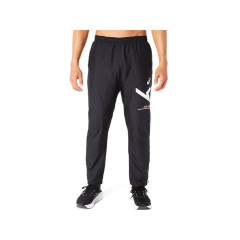 【asics/アシックス】2031E273 A-I-M WIND BREAKER PANT トレーニング SA メンズ ウェア パンツ  パフォーマンスブラック×ブリリアントホワイト XL サイズ 【同梱不可】[▲][ZX] 【同梱不可】