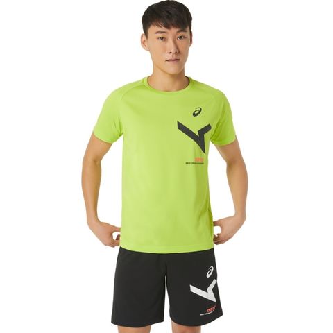 アシックス/asics】A-I-M ドライ 半袖 Tシャツ ライムゼスト 2XLサイズ