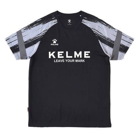 KELME/ケルメ】プラクティスシャツ 半袖 ブラック Sサイズ