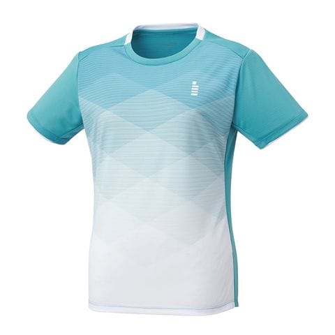 【GOSEN/ゴーセン】レディースゲームシャツ ミント XLサイズ テニス バドミントン レディース T2303 【同梱不可】[▲][ZX]  【同梱不可】