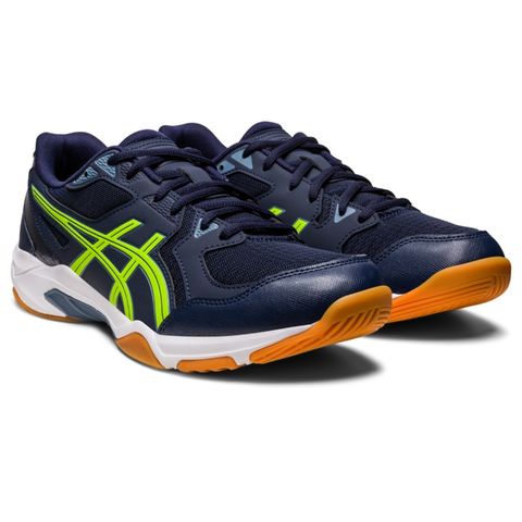 アシックス/asics】GEL-ROCKET 10 ネイビー midnight/hazard green