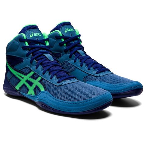 【アシックス/asics】Matflex 6 マットフレックス ブルー Azure/New Leaf 26cm (1081A021 404)  レスリング シューズ メンズ 【同梱不可】[▲][ZX] 【同梱不可】