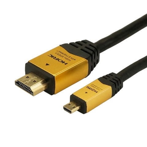 HORIC HDMI MICROケーブル 2m ゴールド HDM20-017MCG オーディオ関連