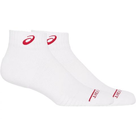 asics/アシックス】FIGUREEIGHTSOCKS13 ホワイトXレッド XSサイズ