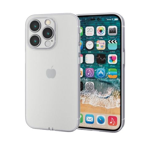 ELECOM(エレコム)】iPhone 14 Pro 用 ケース ソフト カバー カメラ