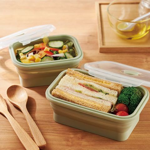 dショッピング |【5セット】 たためるシリコンタッパーセット(S・M) S