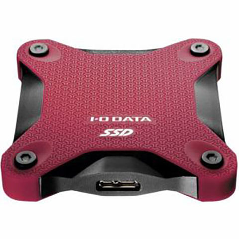 アイ・オー・データ IO DATA SSPHUA1RB 外付けSSD 1TB ワインレッド SSPH-UA1RB 【同梱不可】[▲][AS]  【同梱不可】