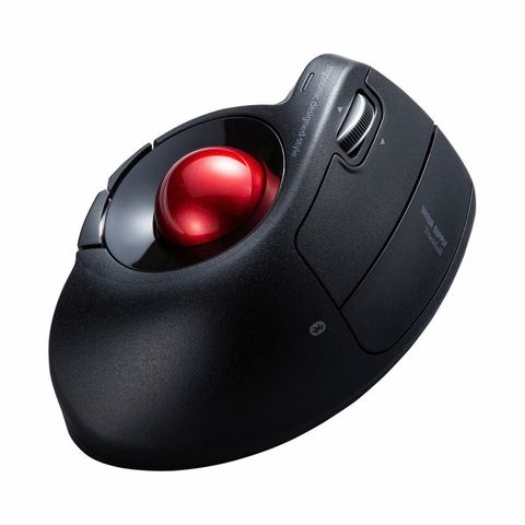 【サンワサプライ】Bluetoothエルゴトラックボール（チルトホイール・マルチペアリング）  マウス【同梱不可】[▲][SW]
