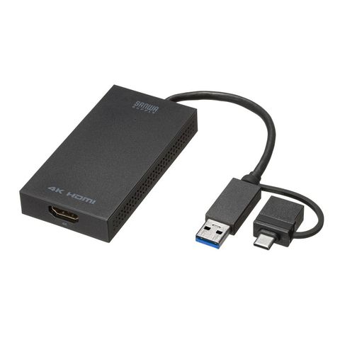 dショッピング |【サンワサプライ】USB A/Type-C両対応HDMI